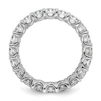 14k 4ct Lab Grown Diamond VS/SI+ G+ Princess Comp Eternity Band