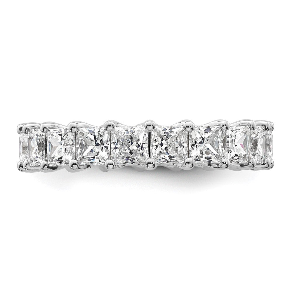 14k 4ct Lab Grown Diamond VS/SI+ G+ Princess Comp Eternity Band