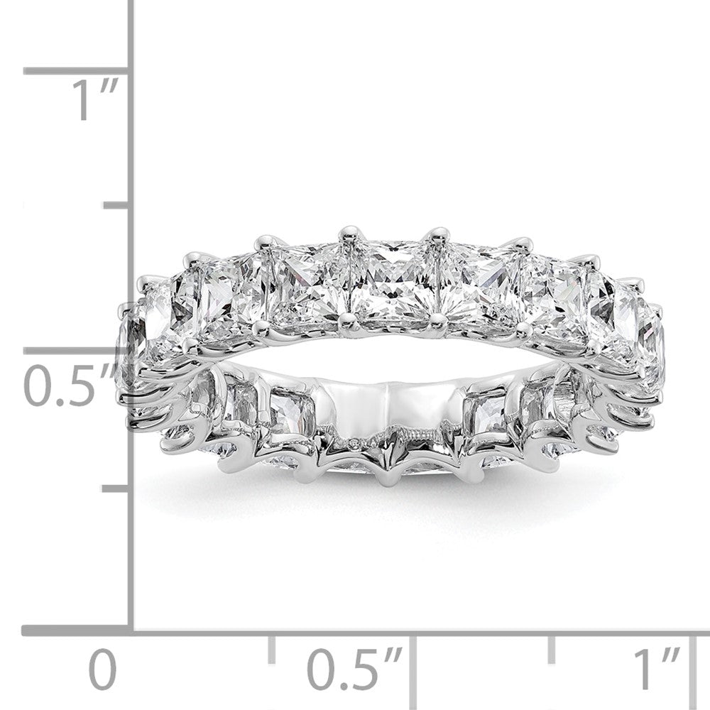 14k 5ct Lab Grown Diamond VS/SI+ G+ Princess Comp Eternity Band
