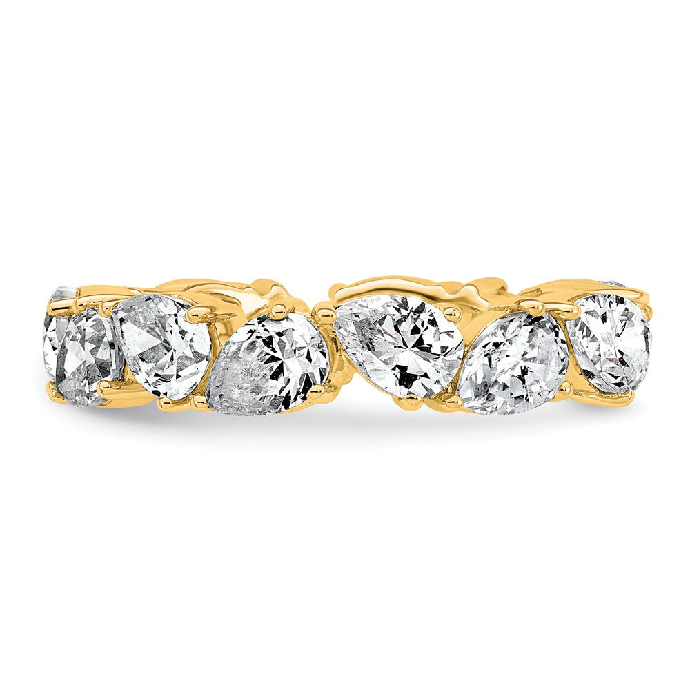 14k 3 carat Lab Grown Diamond VS+ F+ Complete Fashion Ring