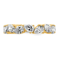 14k 3 carat Lab Grown Diamond VS+ F+ Complete Fashion Ring