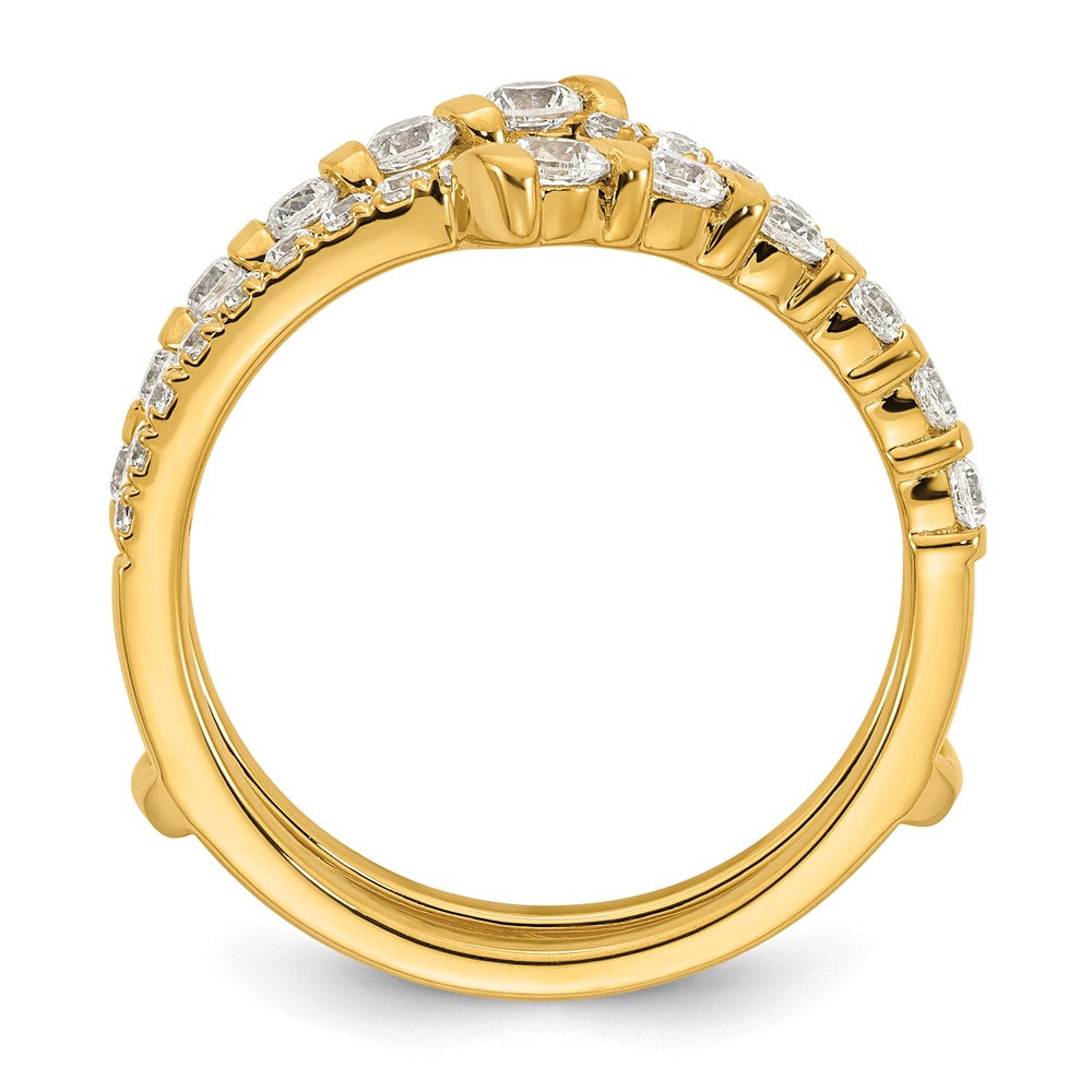 14k 3/4 ct Lab Grown Diamond VS/SI+ G+ Complete Ring Guard
