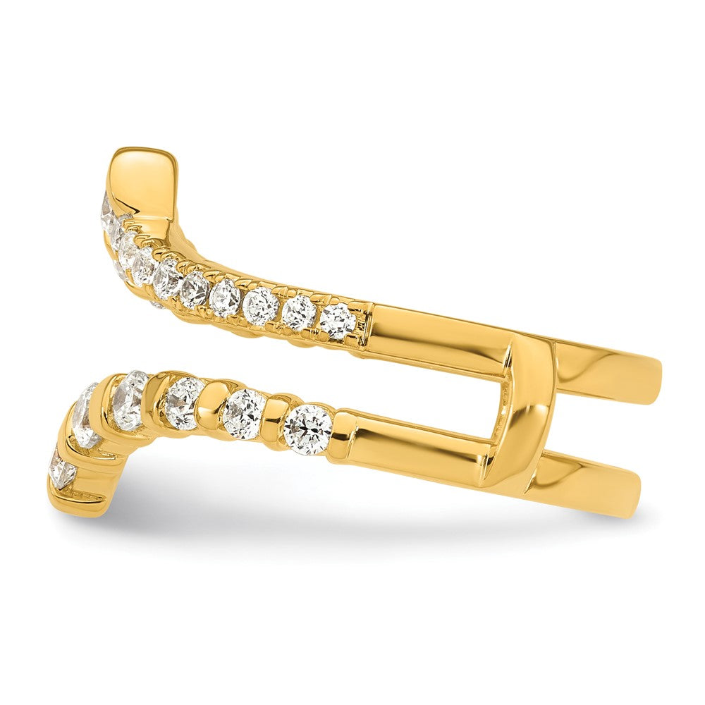 14k 3/4 ct Lab Grown Diamond VS/SI+ G+ Complete Ring Guard