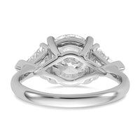 14kw 4 1/8ct Cert Lab Grown Diamond VS+ F+ Complete 3 Stone Eng Ring