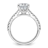 14kw 2 1/2ct Cert Lab Grown Diamond VS/SI+ G+ Round Complete Eng Ring
