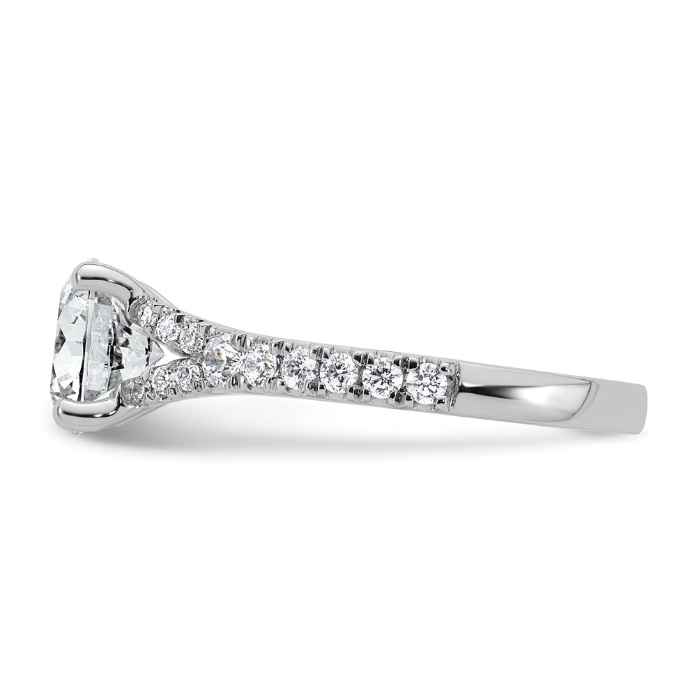 14kw 2 1/2ct Cert Lab Grown Diamond VS/SI+ G+ Round Complete Eng Ring