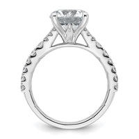 14kw 3ct Lab Grown Diamond VS+ F+ Round Complete Eng Ring