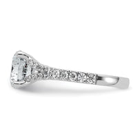 14kw 3ct Certified Lab Grown Diamond VS/SI+ G+ Round Complete Eng Ring