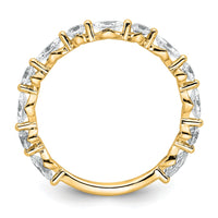 True Origin 14k 3/4 ct Lab Grown Diamond VS+ F+ Complete Wedding Band