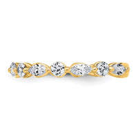True Origin 14k 3/4 ct Lab Grown Diamond VS+ F+ Complete Wedding Band