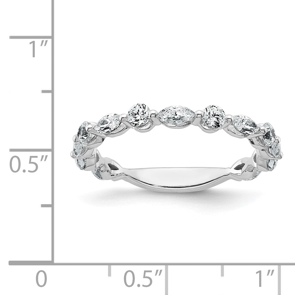 True Origin 14kw 3/4 ct Lab Grown Diamond VS+ F+ Complete Wedding Band