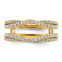 14k 5/8ct Lab Grown Diamond VS+ F+ Complete Ring Guard