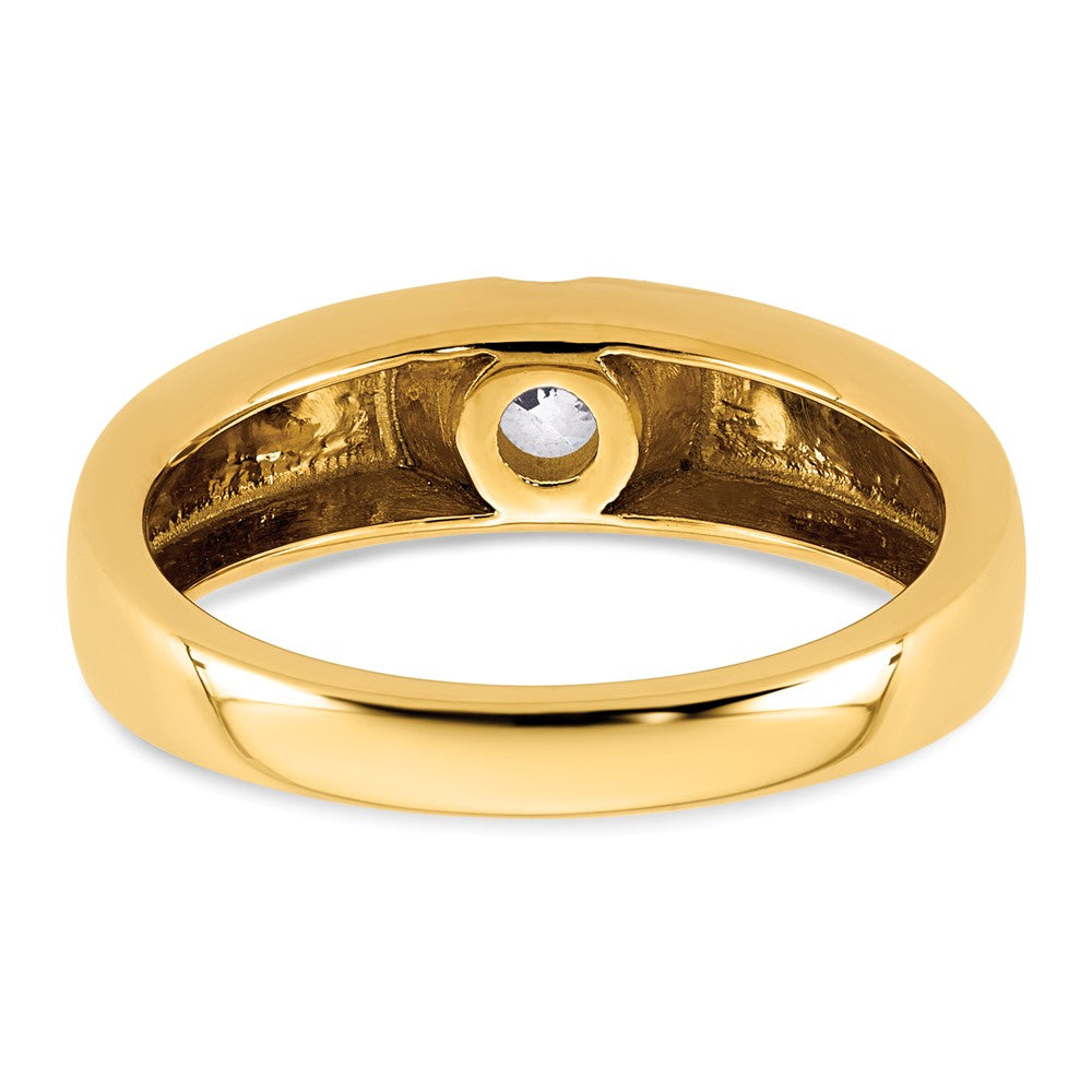 14ky Lab Grown VS/SI+ G+ Complete Diamond Ring