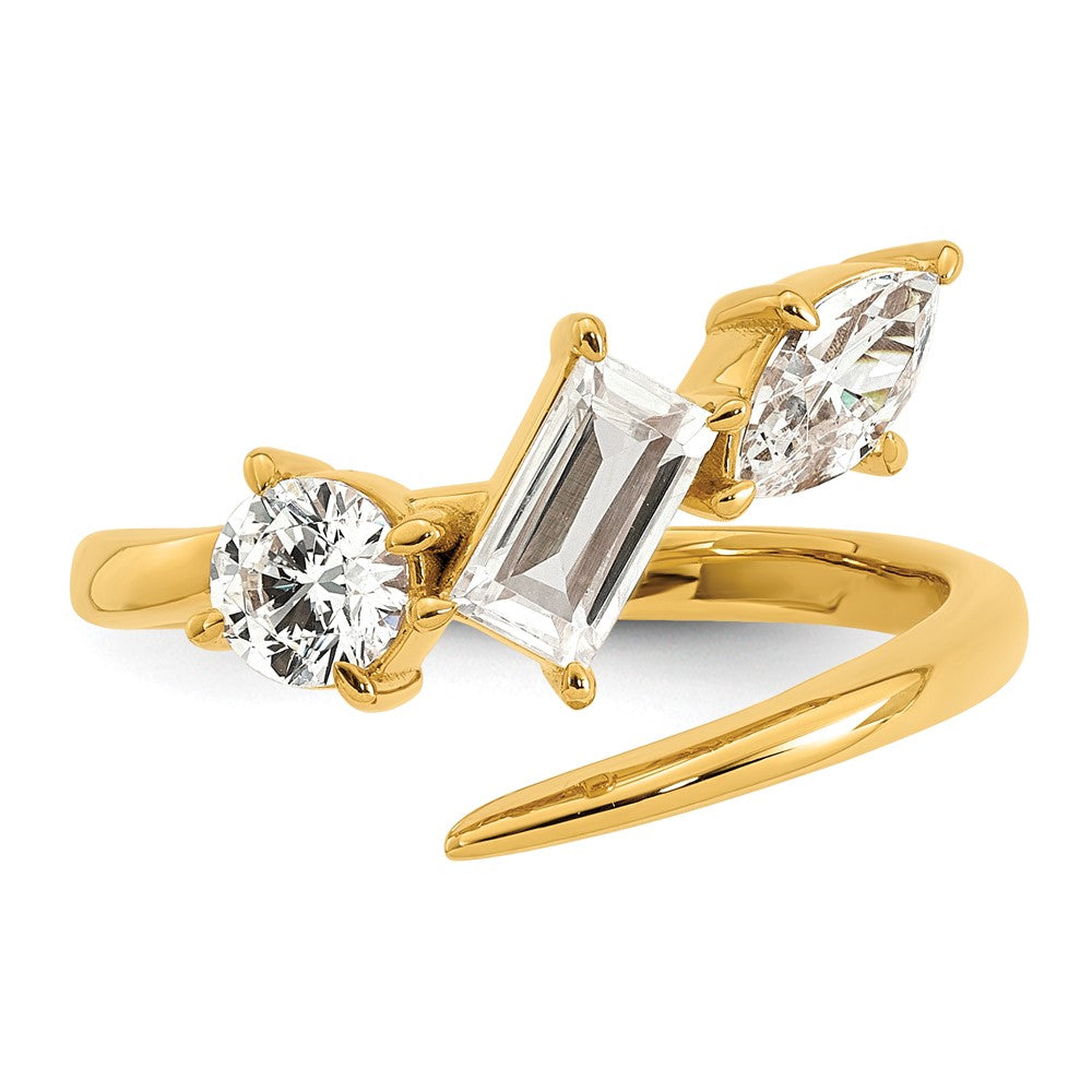 14ky Certified Lab Grown VS/SI+ G+ Complete Diamond Ring