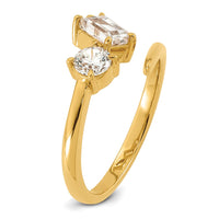 14ky Certified Lab Grown VS/SI+ G+ Complete Diamond Ring