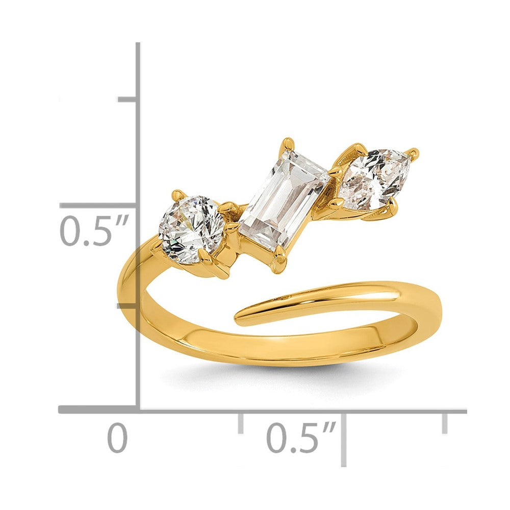 14ky Certified Lab Grown VS/SI+ G+ Complete Diamond Ring