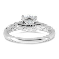 14kw 2 Certified Lab Grown Diamond VS+ F+ Round Complete Eng Ring