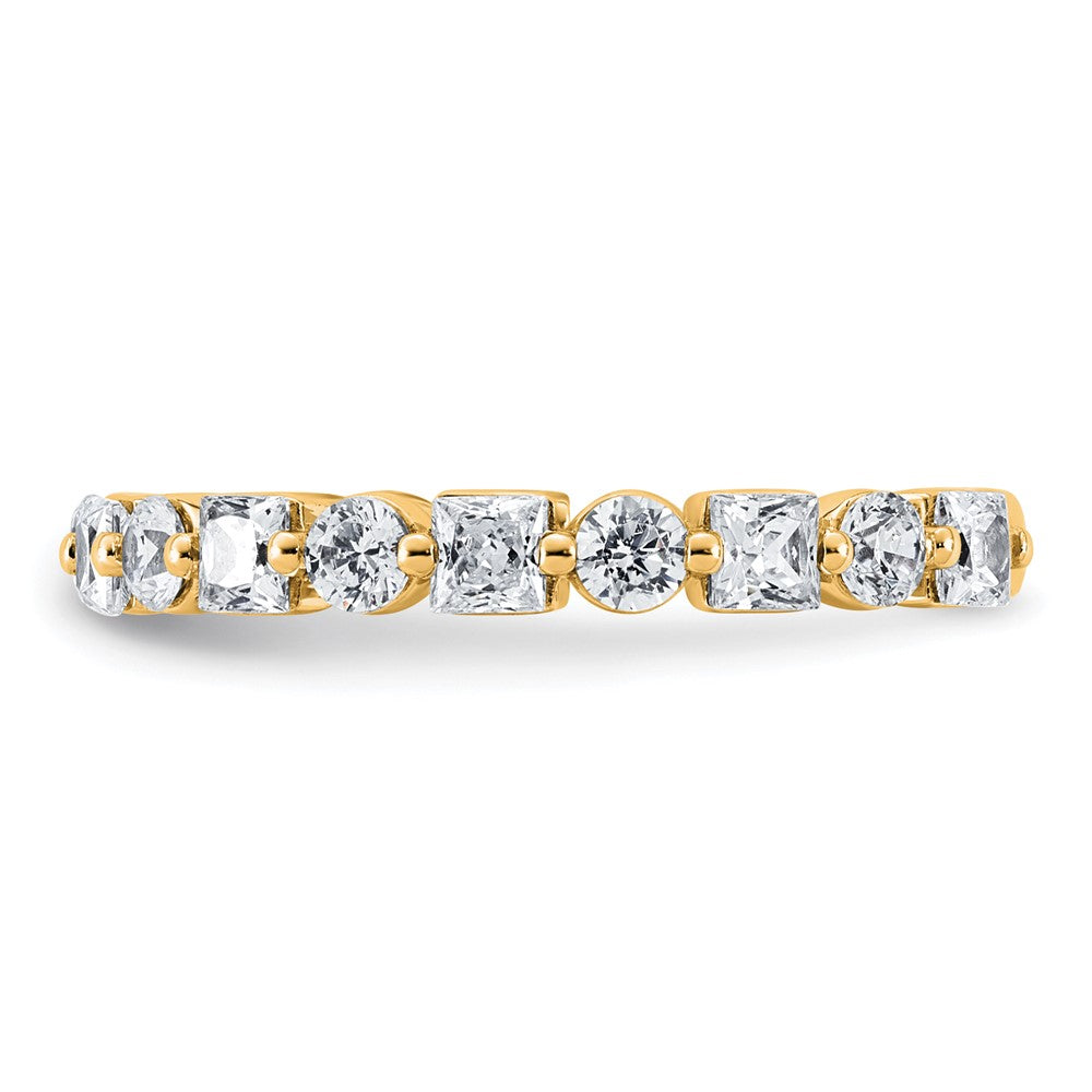14k 1 5/8ct Lab Grown Diamond VS+ F+ Complete Wedding Band