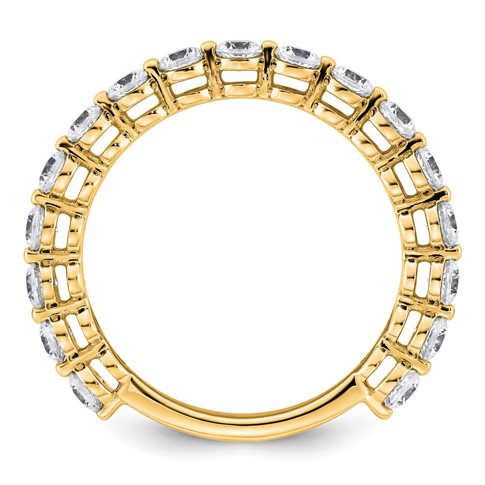 14k 1ct Lab Grown Diamond VS+ F+ Complete Wedding Band