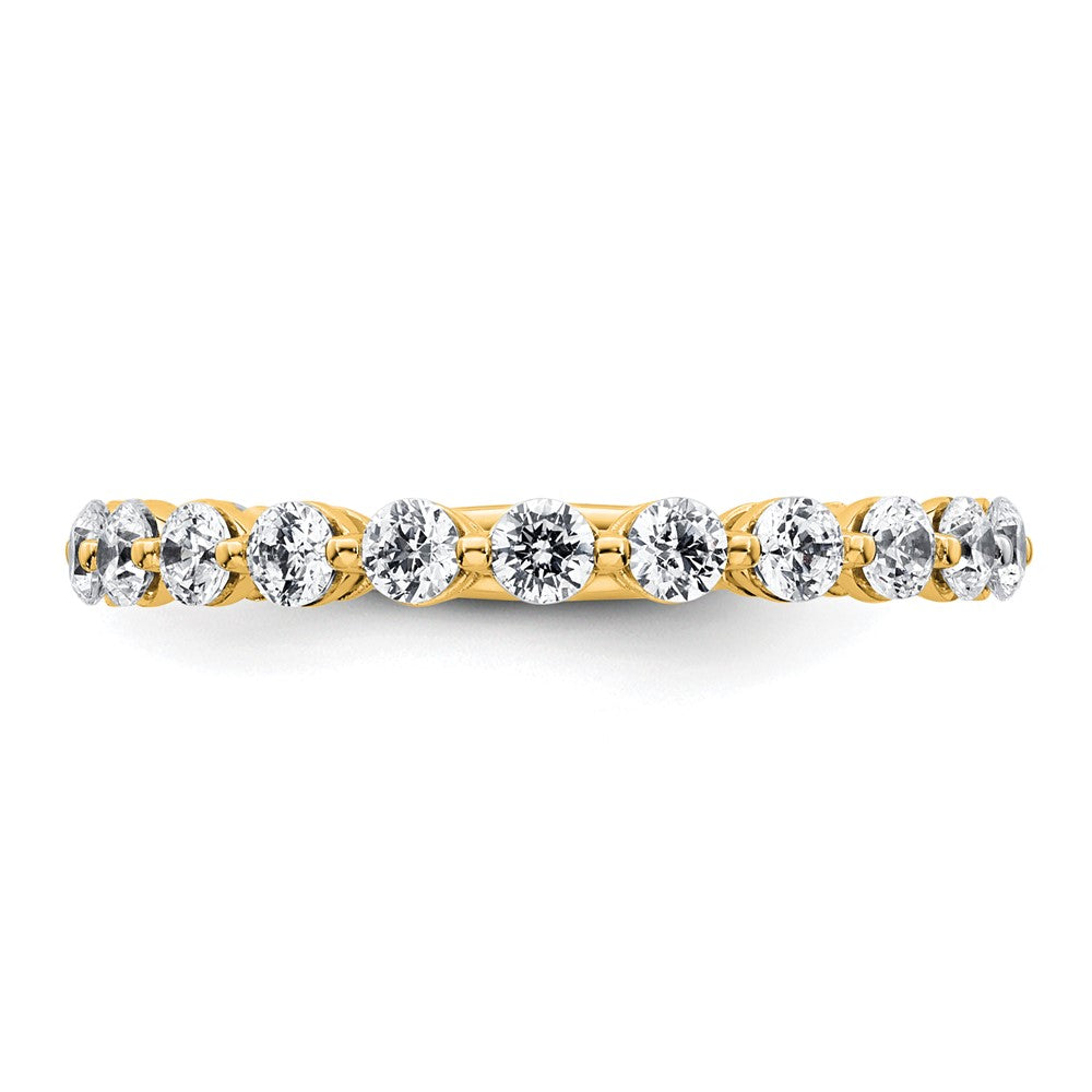 14k 1ct Lab Grown Diamond VS+ F+ Complete Wedding Band