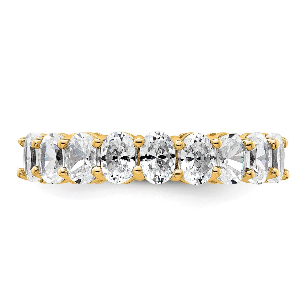 14k 1 3/4ct Lab Grown Diamond VS+ F+ Complete 9 Stone Band