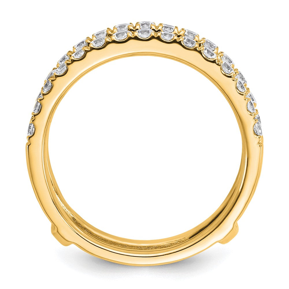 14k 3/4ct Lab Grown Diamond VS+ F+ Complete Ring Guard
