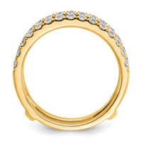 14k 3/4ct Lab Grown Diamond VS+ F+ Complete Ring Guard