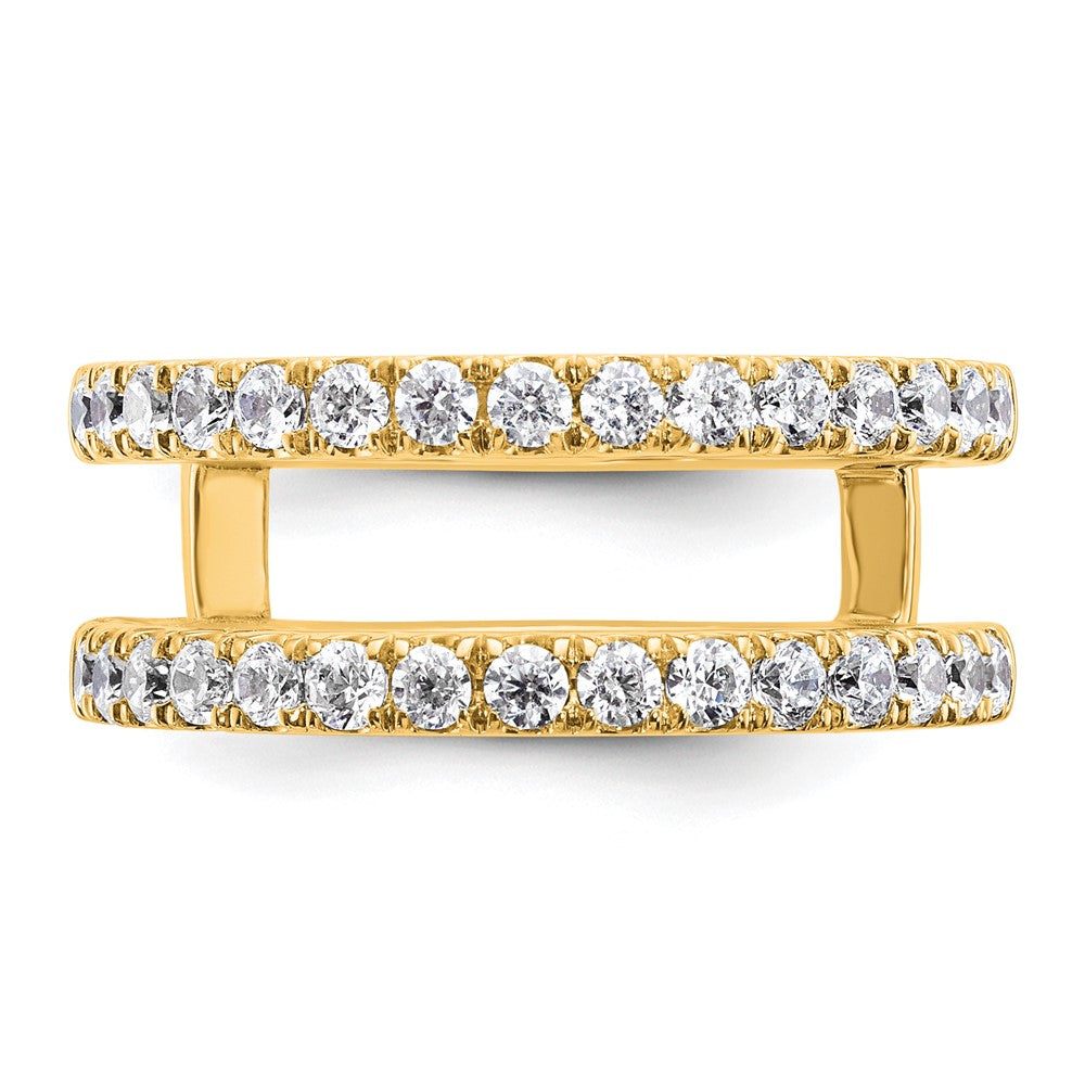 14k 3/4ct Lab Grown Diamond VS+ F+ Complete Ring Guard
