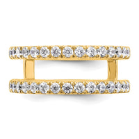 14k 3/4ct Lab Grown Diamond VS+ F+ Complete Ring Guard
