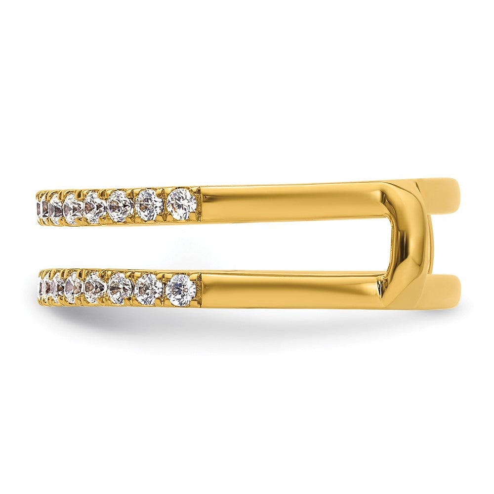 14k 1/2ct Lab Grown Diamond VS+ F+ Complete Ring Guard