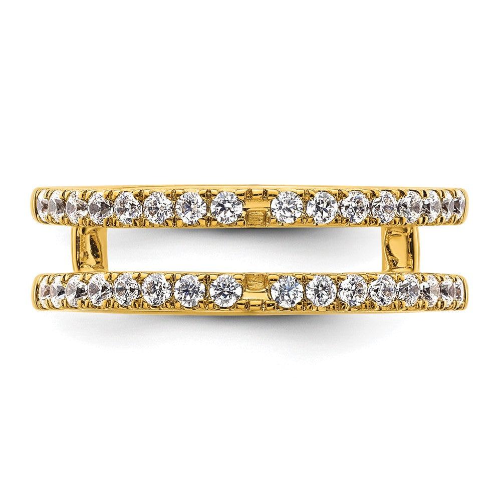 14k 1/2ct Lab Grown Diamond VS+ F+ Complete Ring Guard