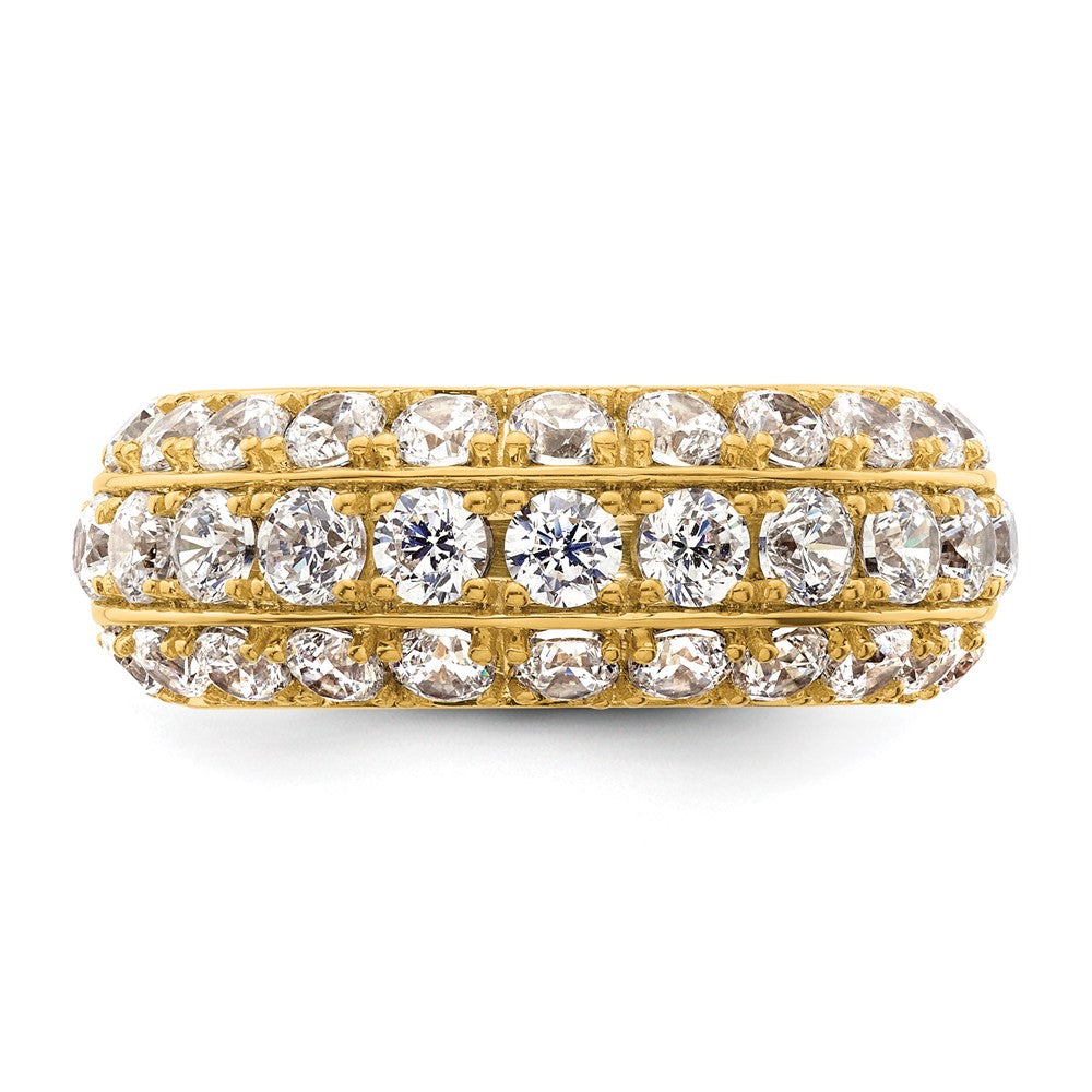 14k 2 1/2ct Lab Grown Diamond VS+ F+ Complete Fashion Band