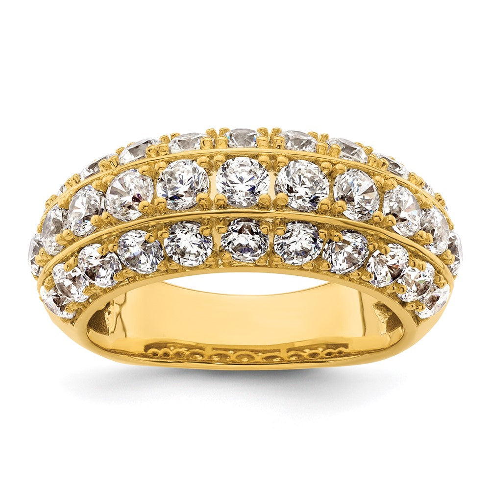 14k 2 1/2ct Lab Grown Diamond VS+ F+ Complete Fashion Band
