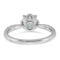 14kw 1 1/3ct Cert Cushion Center Lab Grown Dia VS+ F+ 4-Prong Comp Ring