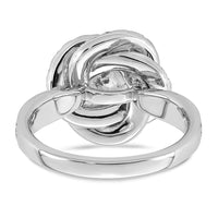 14kw 3 3/8ct Cert Cushion Center LabGrown Dia VS+ F+ Swirl Halo Comp Ring