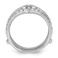 14kw 3/4ct Lab Grown Dia  VS+ F+ Complete Ring Guard