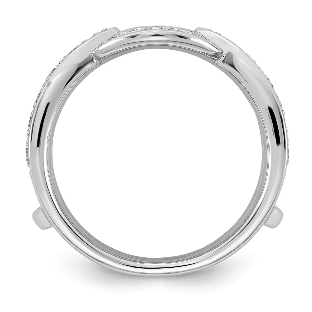 14kw 1ct Lab Grown Dia  VS+ F+ Complete Ring Guard