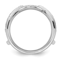 14kw 1ct Lab Grown Dia  VS+ F+ Complete Ring Guard