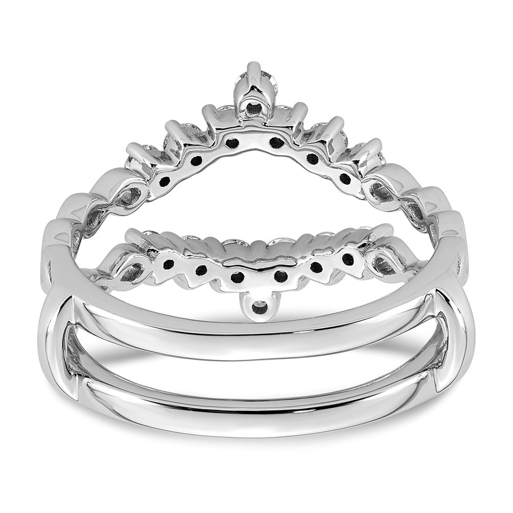 14kw 1/2ct Lab Grown Dia  VS+ F+ Complete Ring Guard