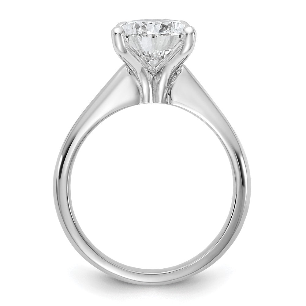 14kw 3ct Cert Lab Grown VS+ F+ Pear 8X Comp Diamond Ring