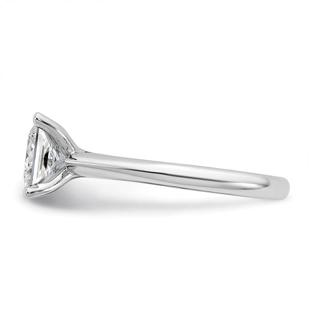 14kw 2ct Cert Lab Grown VS+ F+ Princess 8X Comp Diamond Ring