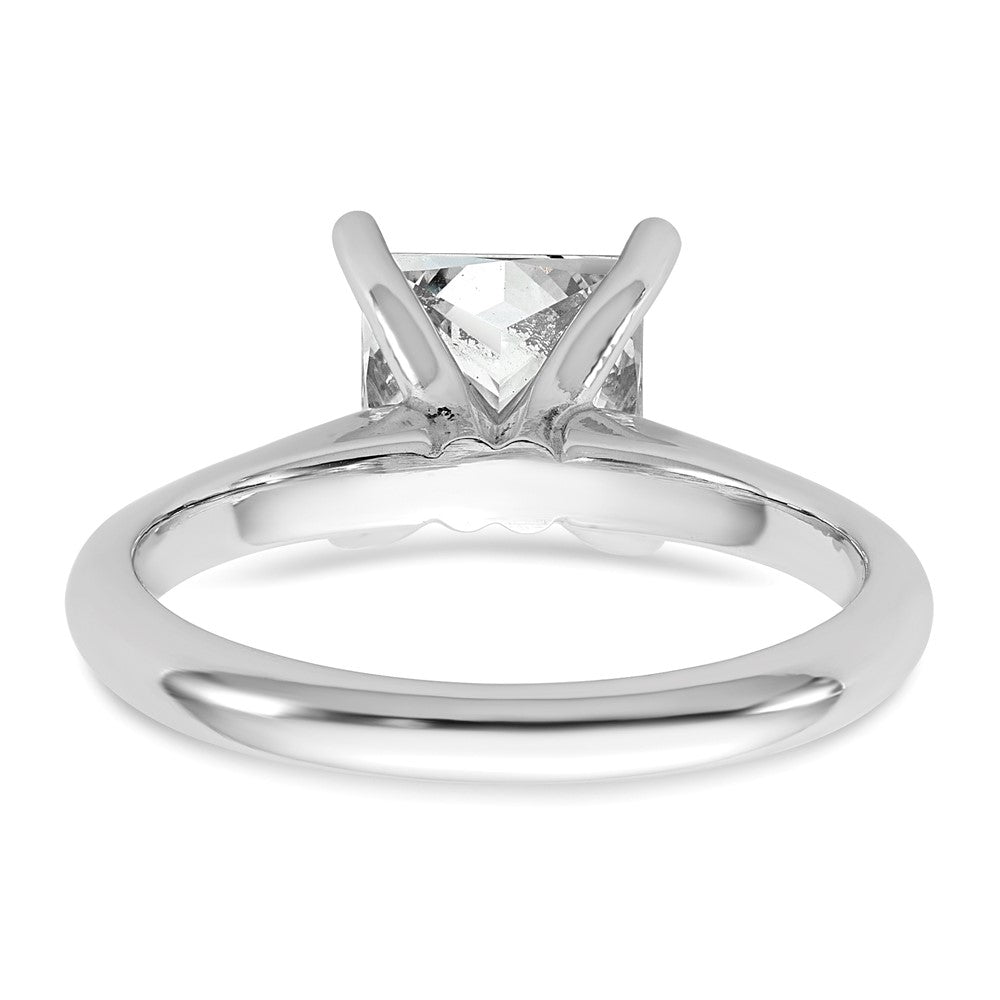 14kw 2ct Cert Lab Grown VS+ F+ Princess 8X Comp Diamond Ring