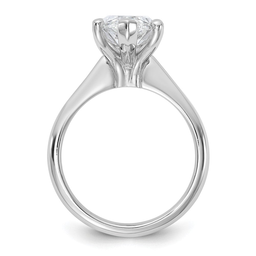 14kw 5ct Cert Lab Grown VS+ F+ Marquise 8X Comp Diamond Ring