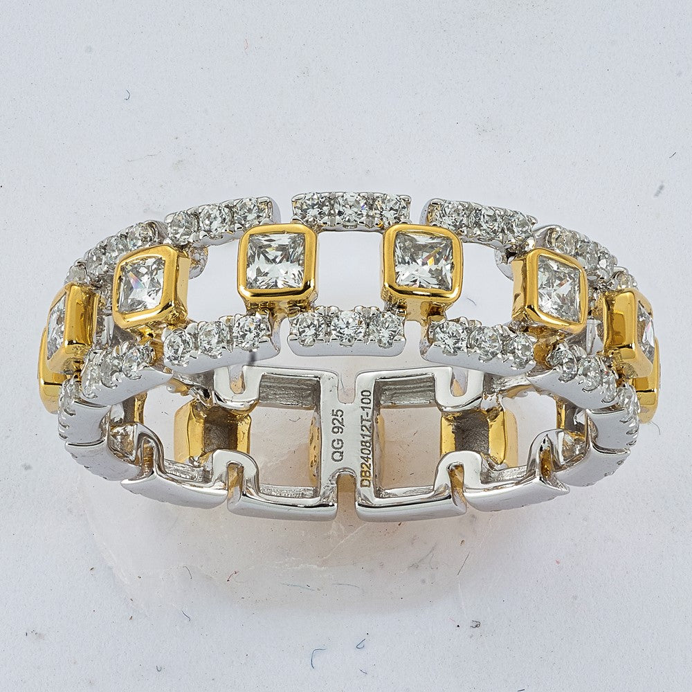 14ktt 3/4ct Lab Grown Dia VS+ F+ Comp Eternity Band