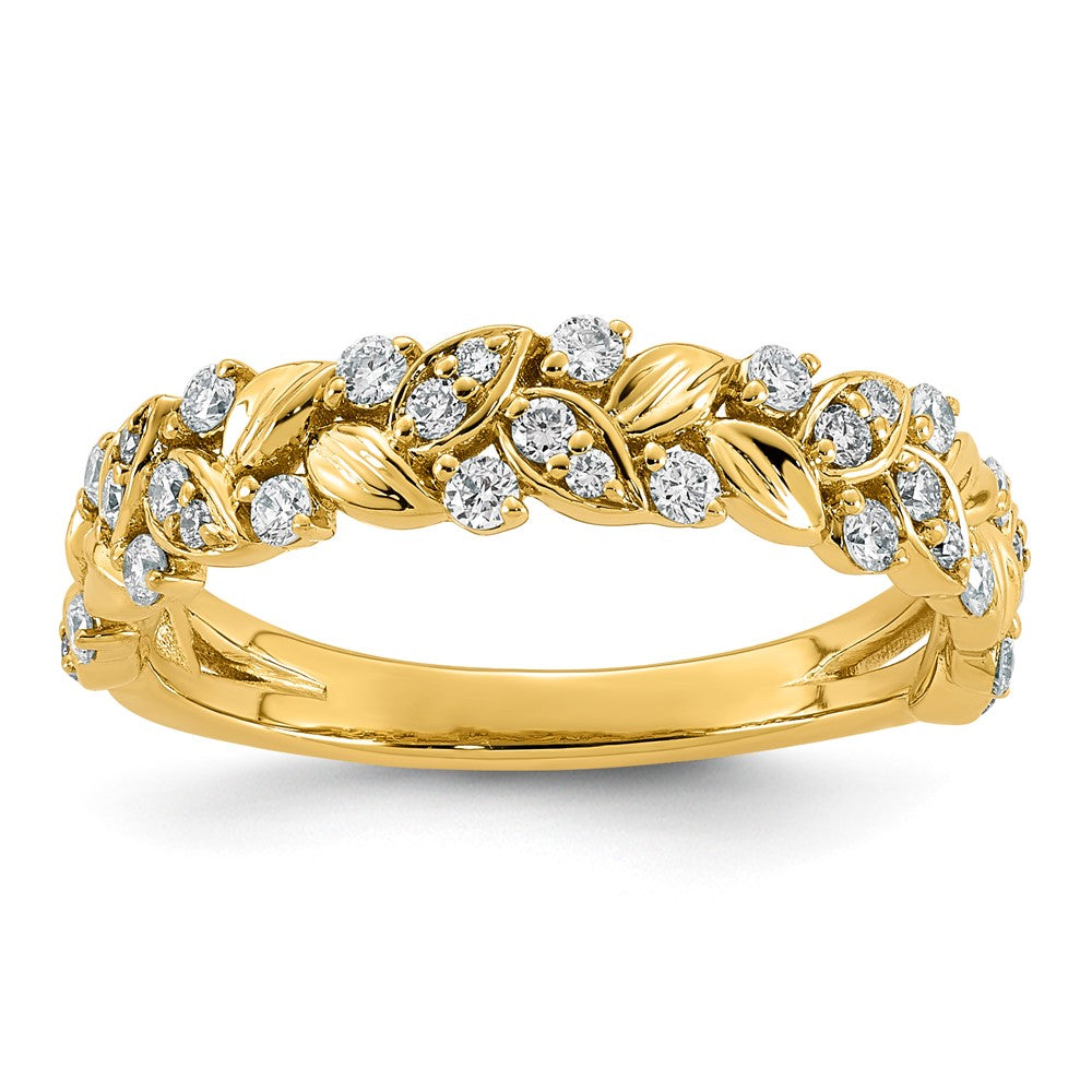 14k 3/8ct Lab Grown Dia VS+ F+ Comp Fashion Ring