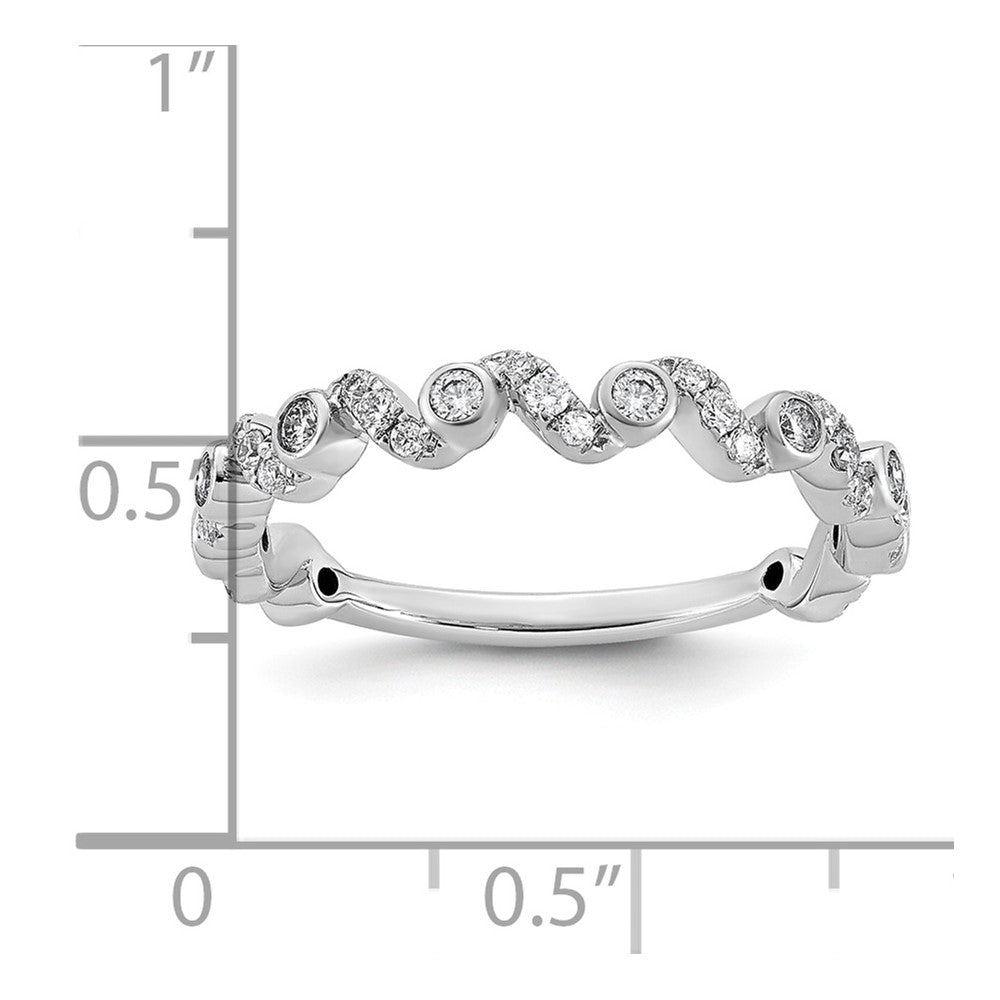 14kw 1/3ct Lab Grown Dia VS+ F+ Comp Wedding Band