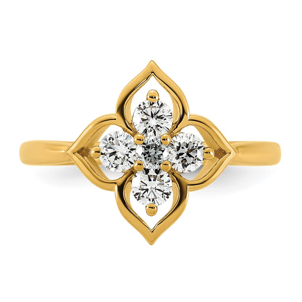 14k Lab Grown Diamond VS+ F+ Fashion Ring