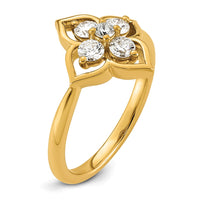 14k Lab Grown Diamond VS+ F+ Fashion Ring