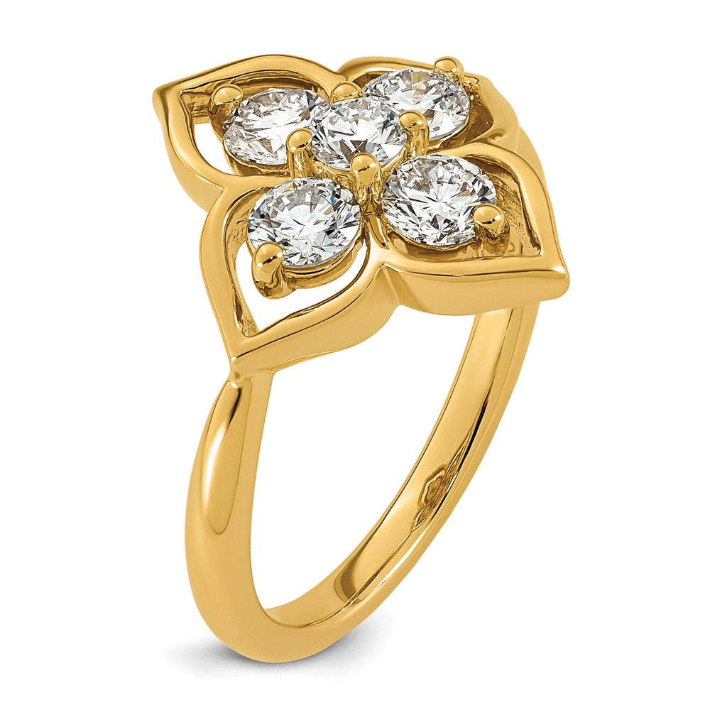14k Lab Grown Diamond VS+ F+ Fashion Ring