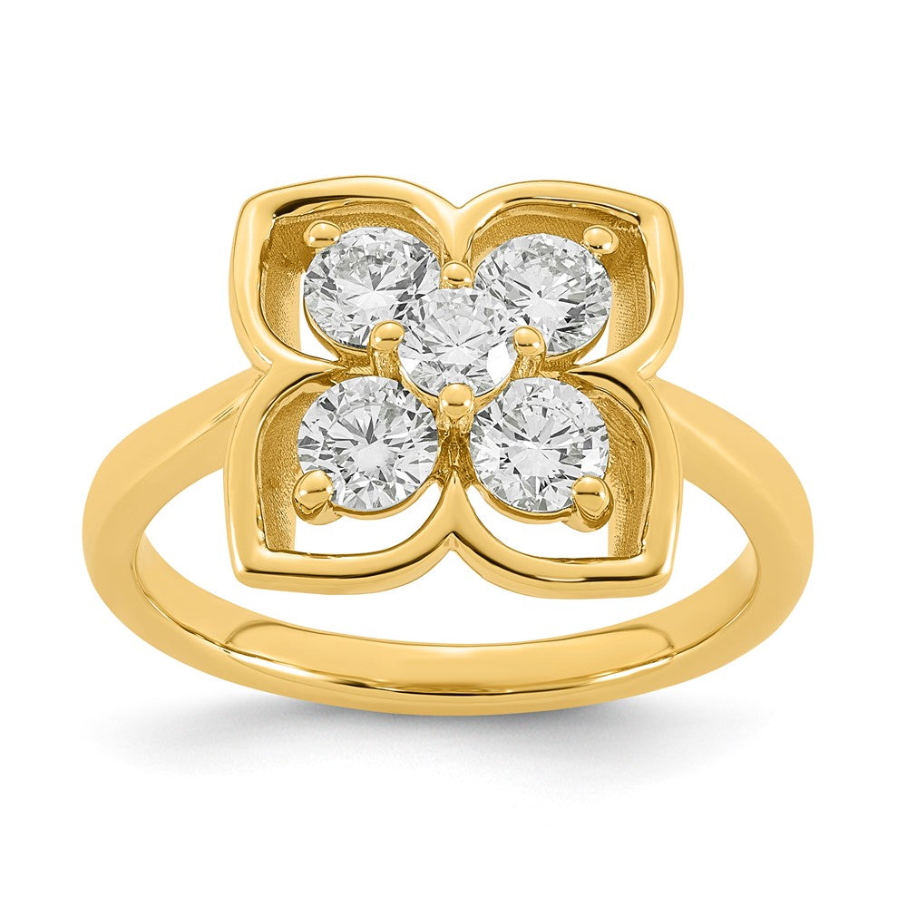 14k Lab Grown Diamond VS+ F+ Fashion Ring